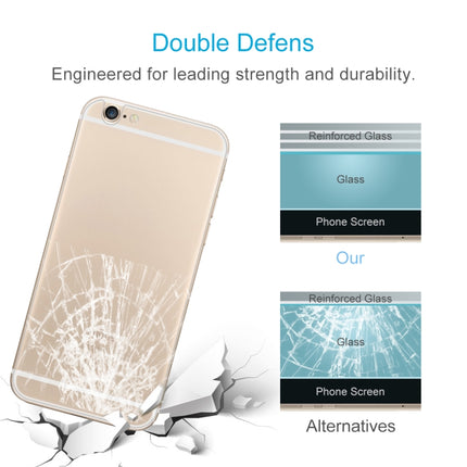 50 PCS for iPhone 6 / 6S 0.26mm Explosion-proof Back Screen Protector Tempered Glass Film-garmade.com