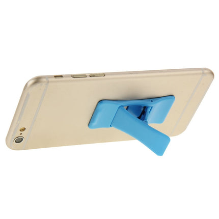 Universal Multi-function Foldable Holder Grip Mini Phone Stand, for iPhone, Galaxy, Sony, HTC, Huawei, Xiaomi, Lenovo and other Smartphones(Blue)-garmade.com