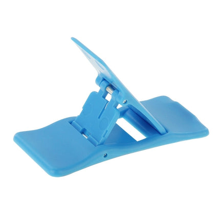 Universal Multi-function Foldable Holder Grip Mini Phone Stand, for iPhone, Galaxy, Sony, HTC, Huawei, Xiaomi, Lenovo and other Smartphones(Blue)-garmade.com