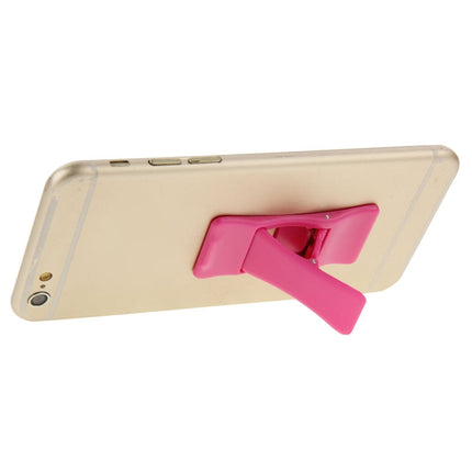 Universal Multi-function Foldable Holder Grip Mini Phone Stand, for iPhone, Galaxy, Sony, HTC, Huawei, Xiaomi, Lenovo and other Smartphones(Magenta)-garmade.com