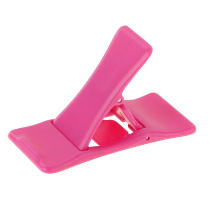 Universal Multi-function Foldable Holder Grip Mini Phone Stand, for iPhone, Galaxy, Sony, HTC, Huawei, Xiaomi, Lenovo and other Smartphones(Magenta)-garmade.com
