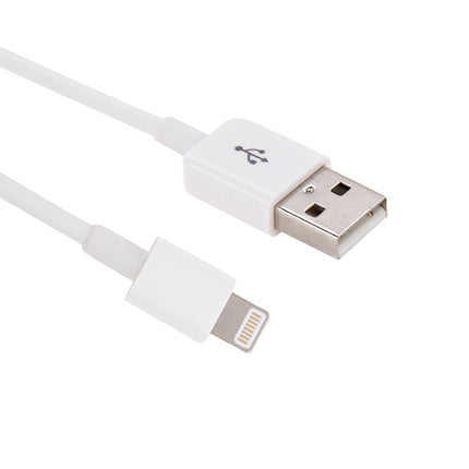8 Pin to USB 2.0 Data / Charger Cable, CableLength: 20cm(White)-garmade.com