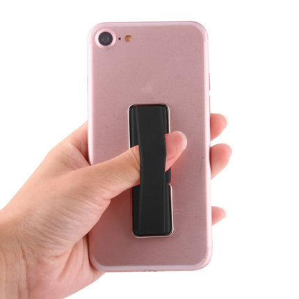 Universal Mini Foldable Holder Stand with Finger Grip(Black)-garmade.com