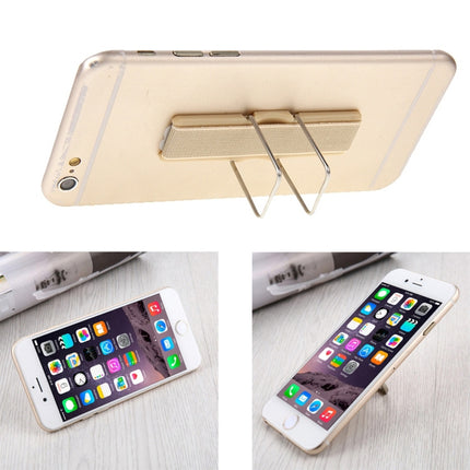 Universal Mini Foldable Holder Stand with Finger Grip(Gold)-garmade.com