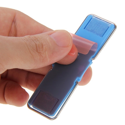 Universal Mini Foldable Holder Stand with Finger Grip(Blue)-garmade.com
