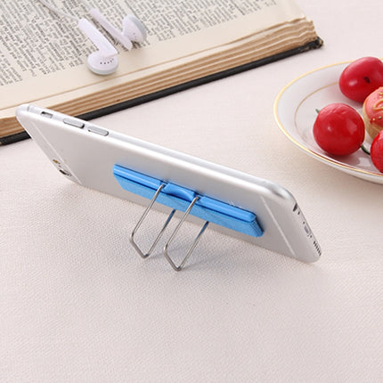Universal Mini Foldable Holder Stand with Finger Grip(Silver)-garmade.com