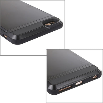 Blade PC + TPU Combination Case with Card Slot for iPhone 6(Black)-garmade.com
