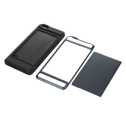 Blade PC + TPU Combination Case with Card Slot for iPhone 6(Dark Blue)-garmade.com