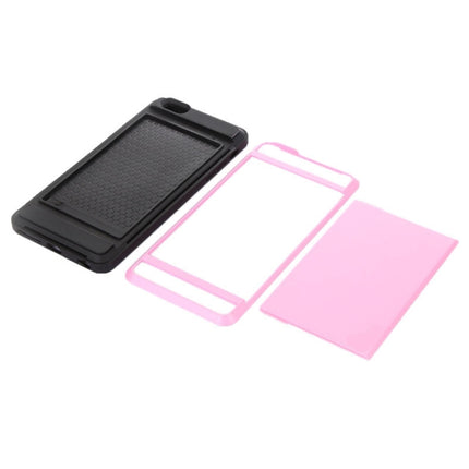 Blade PC + TPU Combination Case with Card Slot for iPhone 6(Pink)-garmade.com
