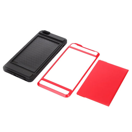 Blade PC + TPU Combination Case with Card Slot for iPhone 6(Red)-garmade.com