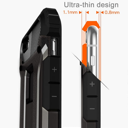 For iPhone 6 & 6s Tough Armor TPU + PC Combination Case(Black)-garmade.com