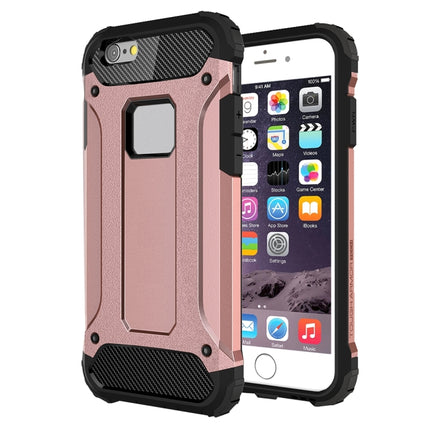 For iPhone 6 & 6s Tough Armor TPU + PC Combination Case(Rose Gold)-garmade.com