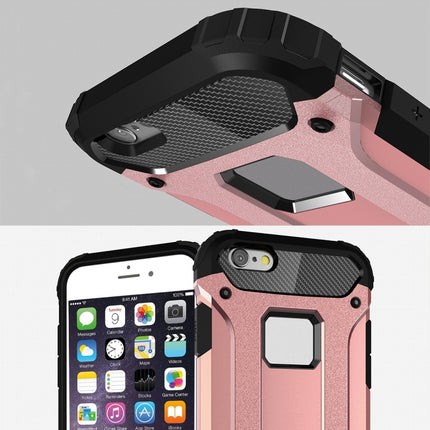 For iPhone 6 & 6s Tough Armor TPU + PC Combination Case(Rose Gold)-garmade.com