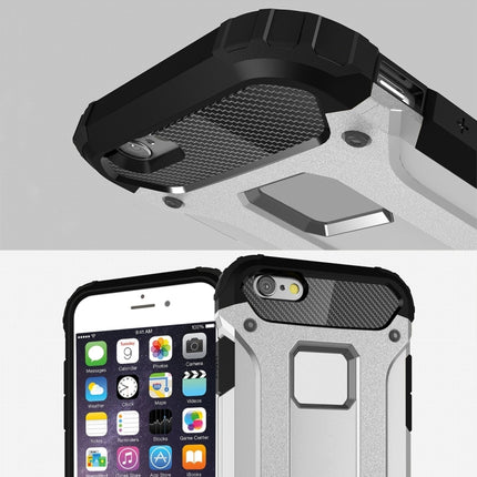 For iPhone 6 & 6s Tough Armor TPU + PC Combination Case(Silver)-garmade.com