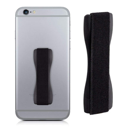 Finger Grip Phone Holder for iPhone, Galaxy, Sony, Lenovo, HTC, Huawei, and other Smartphones(Black)-garmade.com