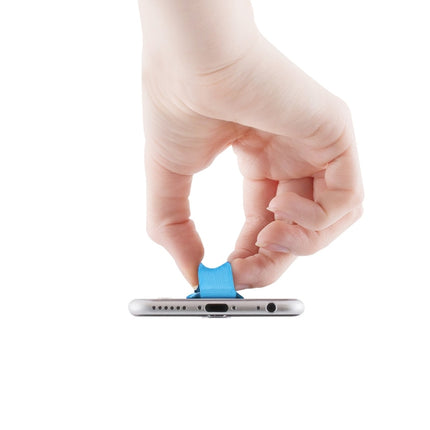 Finger Grip Phone Holder for iPhone, Galaxy, Sony, Lenovo, HTC, Huawei, and other Smartphones(Blue)-garmade.com