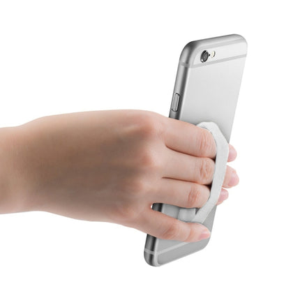 Finger Grip Phone Holder for iPhone, Galaxy, Sony, Lenovo, HTC, Huawei, and other Smartphones(Silver)-garmade.com
