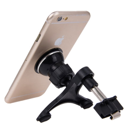 Rotatable Universal Car Air Vent Magnetic Phone Holder Stand Mount, For iPhone, Galaxy, Huawei, Xiaomi, Lenovo, Sony, LG, HTC and Other Smartphones(Silver)-garmade.com