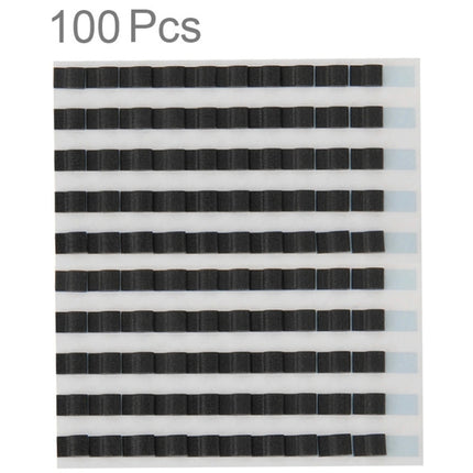 100 PCS for iPhone 6 Home Key Iron Buckle Conductive Cotton Pads Sticker-garmade.com