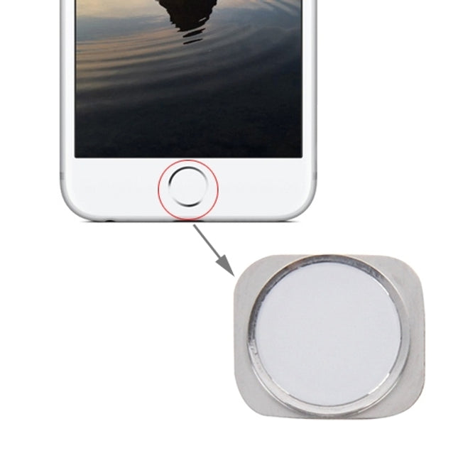 Home Button for iPhone 6s Plus (Silver)-garmade.com