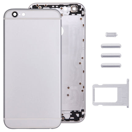 Assembly Housing Cover for iPhone 6 Plus, Including Back Cover & Card Tray & Volume Control Key & Power Button & Mute Switch Vibrator Key(Silver)-garmade.com