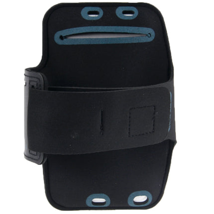 Sport Armband Case with Earphone Hole and Key Pocket for iPhone 6 Plus(Black)-garmade.com