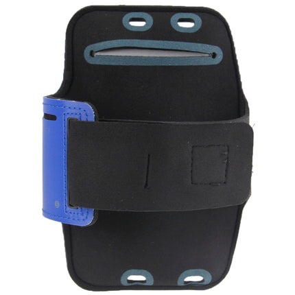 Sport Armband Case with Earphone Hole and Key Pocket for iPhone 6 Plus(Dark Blue)-garmade.com