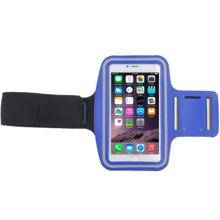 Sport Armband Case with Earphone Hole and Key Pocket for iPhone 6 Plus(Dark Blue)-garmade.com