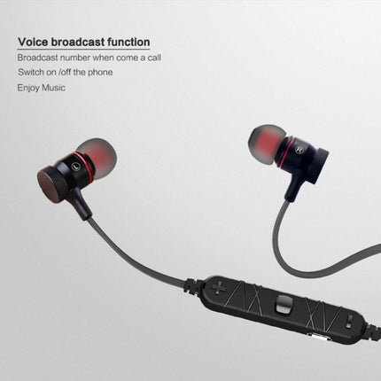 awei A920BL Wireless Bluetooth Sports Stereo Earphones(Grey)-garmade.com
