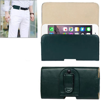 Crazy Horse Texture Horizontal Style Leather Waist Bag for iPhone 6 Plus & 6S Plus (Green)-garmade.com