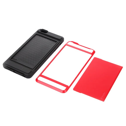 Blade PC + TPU Combination Case with Card Slot for iPhone 6 Plus & 6S Plus(Red)-garmade.com