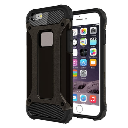 For iPhone 6 Plus & 6s Plus Tough Armor TPU + PC Combination Case(Black)-garmade.com