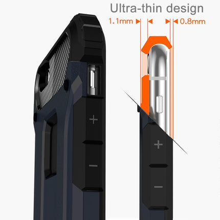For iPhone 6 Plus & 6s Plus Tough Armor TPU + PC Combination Case (Navy Blue)-garmade.com