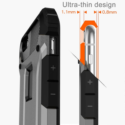 For iPhone 6 Plus & 6s Plus Tough Armor TPU + PC Combination Case(Grey)-garmade.com