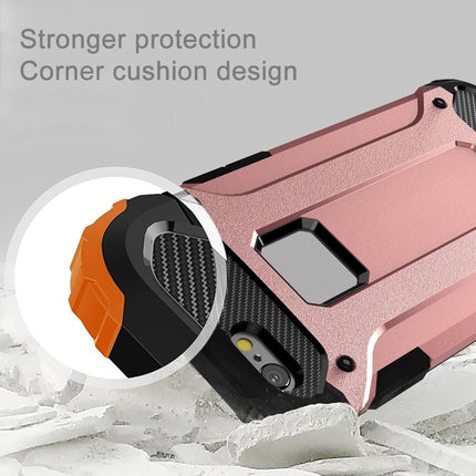 For iPhone 6 Plus & 6s Plus Tough Armor TPU + PC Combination Case(Magenta)-garmade.com