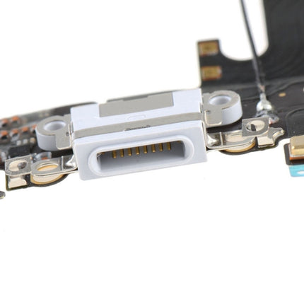 Charging Port Flex Cable Ribbon for iPhone 6s (White)-garmade.com