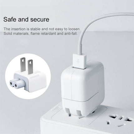 2.1A USB Power Adapter Travel Charger, EU Plug(White)-garmade.com