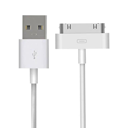 USB Data Cable for New iPad (iPad 3) / iPad 2/ iPad, iPhone 4 & 4S, iPhone 3GS/3G, iPod touch, Length: 1m (Original)(White)-garmade.com