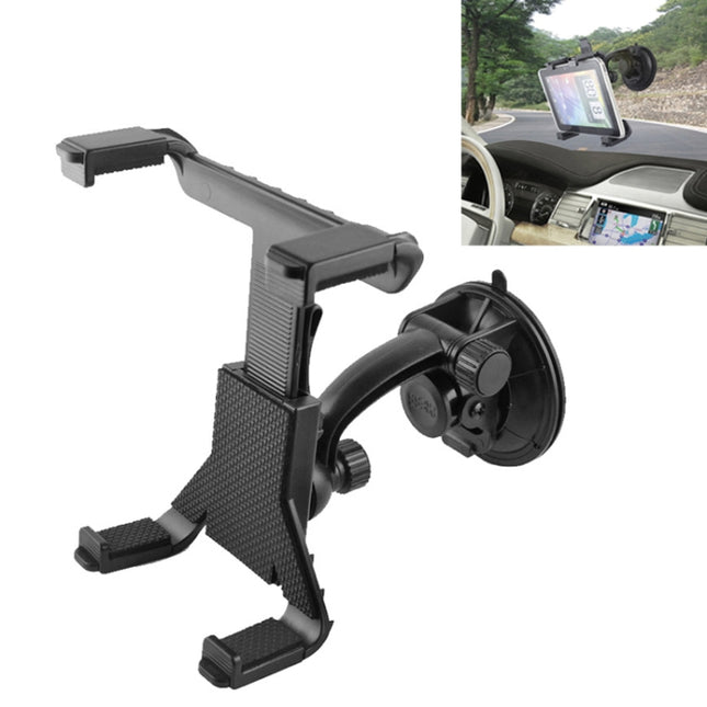 Car Mount Holder Kit Stand For iPad 4，New iPad (iPad 3) / iPad 2 ,iPad ,iPad mini 1 / 2 / 3，Galaxy TAB(Black)-garmade.com
