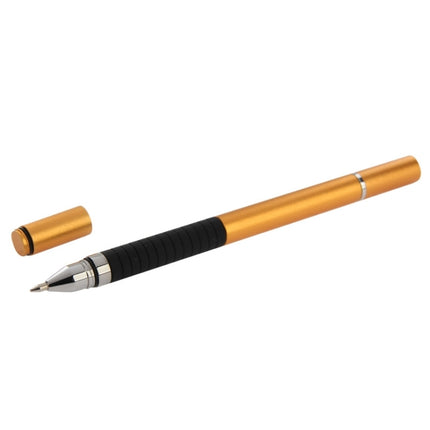 2 in 1 Stylus Touch Pen + Ball Pen for iPhone 6 & 6 Plus / 5 & 5S & 5C, iPad Air 2 / iPad mini 1 / 2 / 3 / New iPad (iPad 3) / iPad and All Capacitive Touch Screen(Gold)-garmade.com