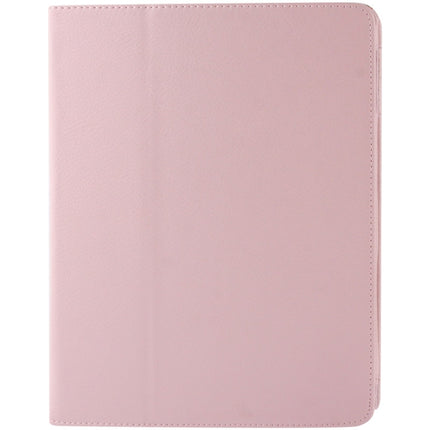 High Quality Litchi Texture Folding Leather with Sleep / Wake-up & Holder Function for iPad 2 / iPad 3 / iPad 4(Pink)-garmade.com