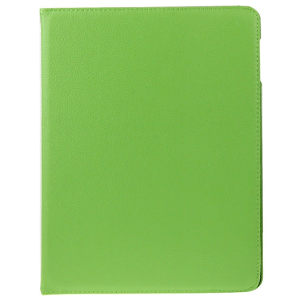 360 Degree Rotatable Leather Case with Sleep / Wake-up Function & Holder for New iPad (iPad 3)(Green)-garmade.com