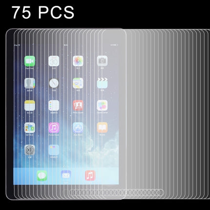 75 PCS LOPURS 0.4mm 9H+ Surface Hardness 2.5D Explosion-proof Tempered Glass Film for New iPad (iPad 3) / iPad 4 / iPad 2-garmade.com