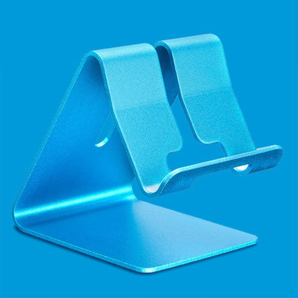 Aluminum Stand Desktop Holder for iPad, iPhone, Galaxy, Huawei, Xiaomi, HTC, Sony, and other Mobile Phones or Tablets(Blue)-garmade.com