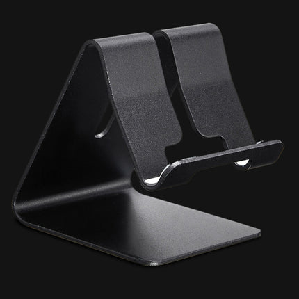 Aluminum Stand Desktop Holder for iPad, iPhone, Galaxy, Huawei, Xiaomi, HTC, Sony, and other Mobile Phones or Tablets(Black)-garmade.com