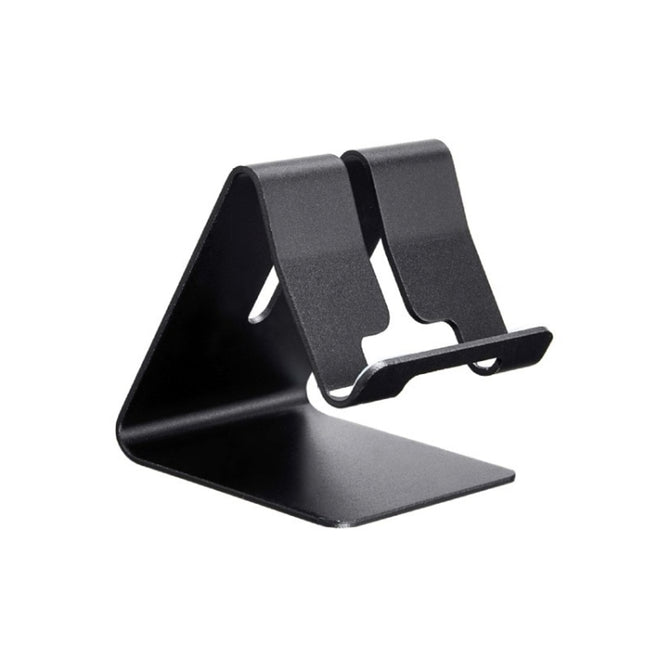 Aluminum Stand Desktop Holder for iPad, iPhone, Galaxy, Huawei, Xiaomi, HTC, Sony, and other Mobile Phones or Tablets(Black)-garmade.com