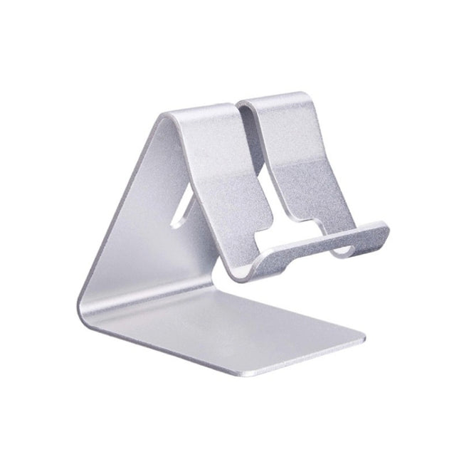 Aluminum Stand Desktop Holder for iPad, iPhone, Galaxy, Huawei, Xiaomi, HTC, Sony, and other Mobile Phones or Tablets(Silver)-garmade.com