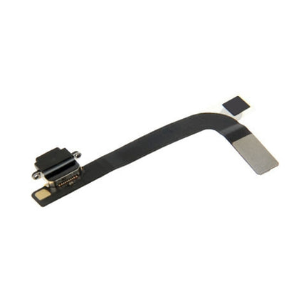 Tail Connector Charger Flex Cable for iPad 4(Black)-garmade.com