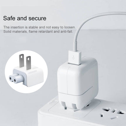 Travel Power Adapter Charger, US Plug(White)-garmade.com
