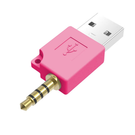 For iPod shuffle 3rd / 2nd USB Data Dock Charger Adapter, Length: 4.6cm(Magenta)-garmade.com